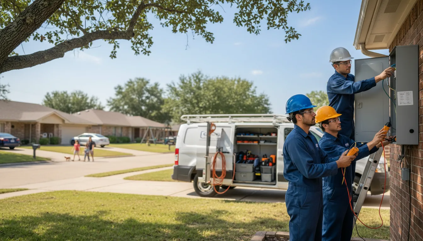 Certified electrician providing emergency electrical services in Morse, LA